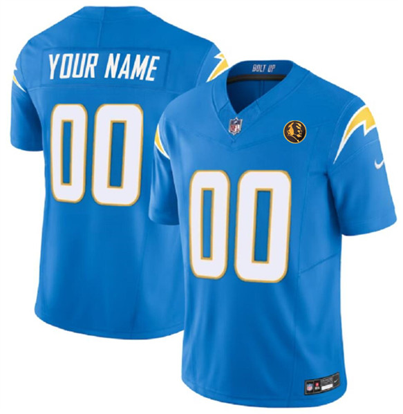 Custom Los Angeles Chargers Vapor F.U.S.E. Limited Jersey